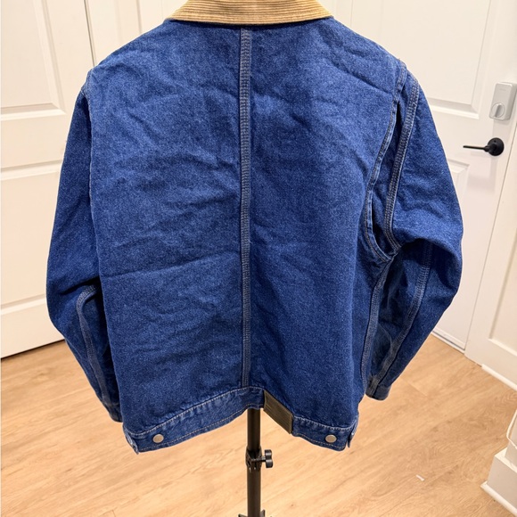 Ralph Lauren Polo Jeans Vintage 90s Denim Jacket Corduroy Collar Mens Large - Picture 8 of 11